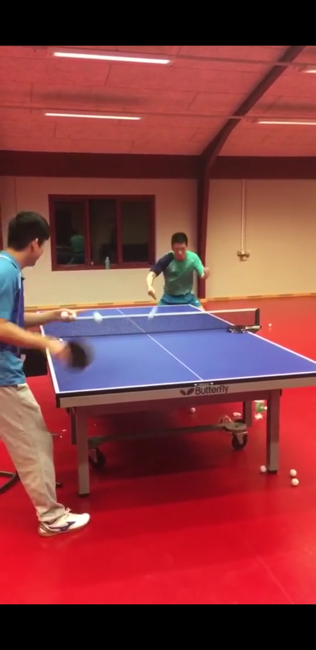 国球乒乓#全台全速训练,太棒了