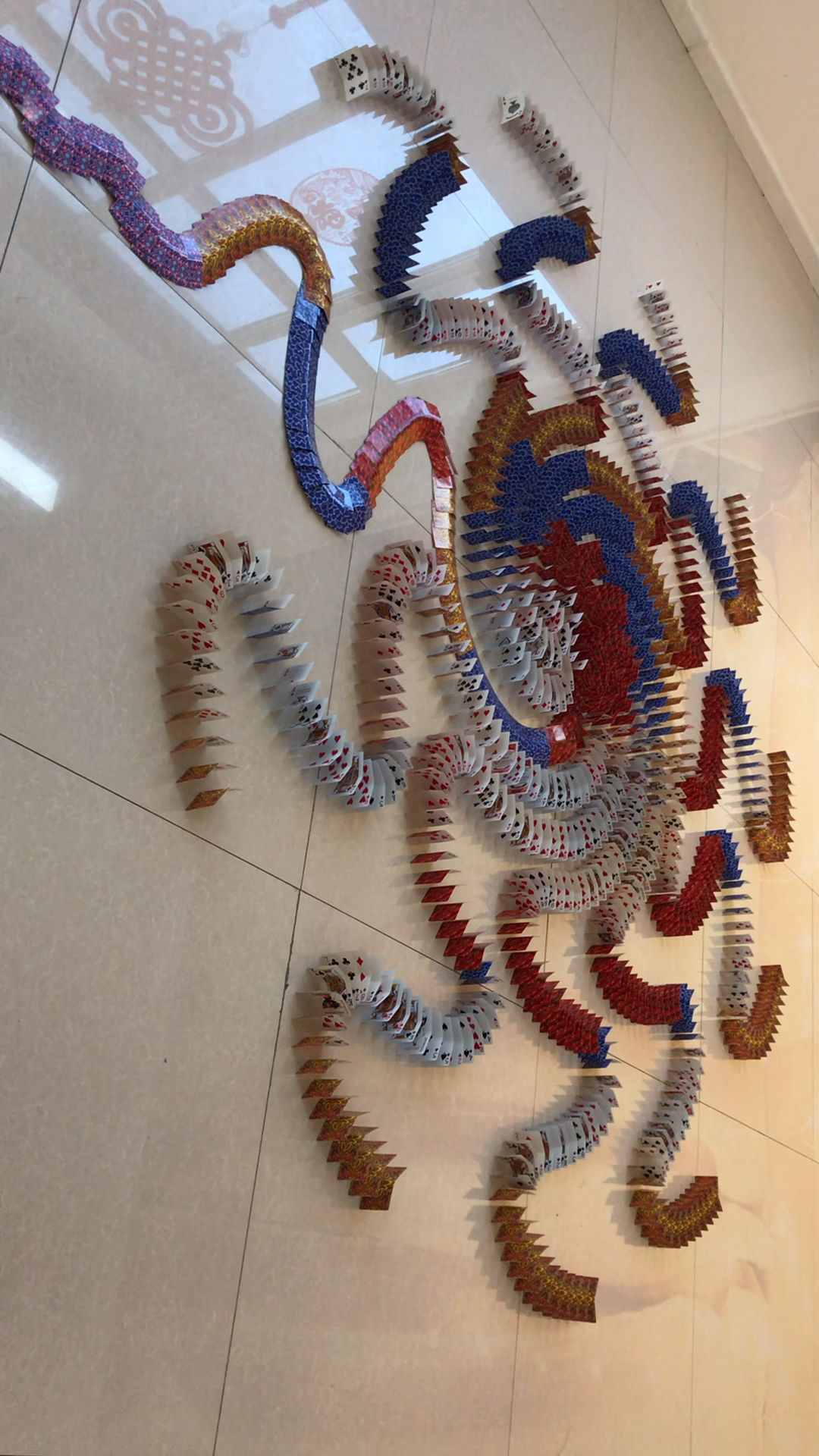 多米诺纸牌艺术