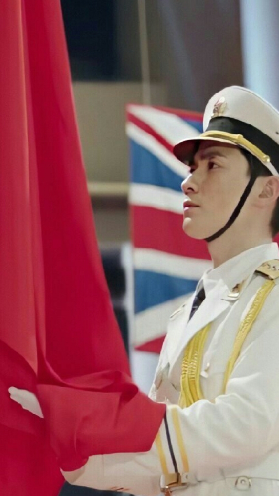 中国好青年#杜江朱一龙香港升国旗,参与拍摄电影《我和我的祖国》