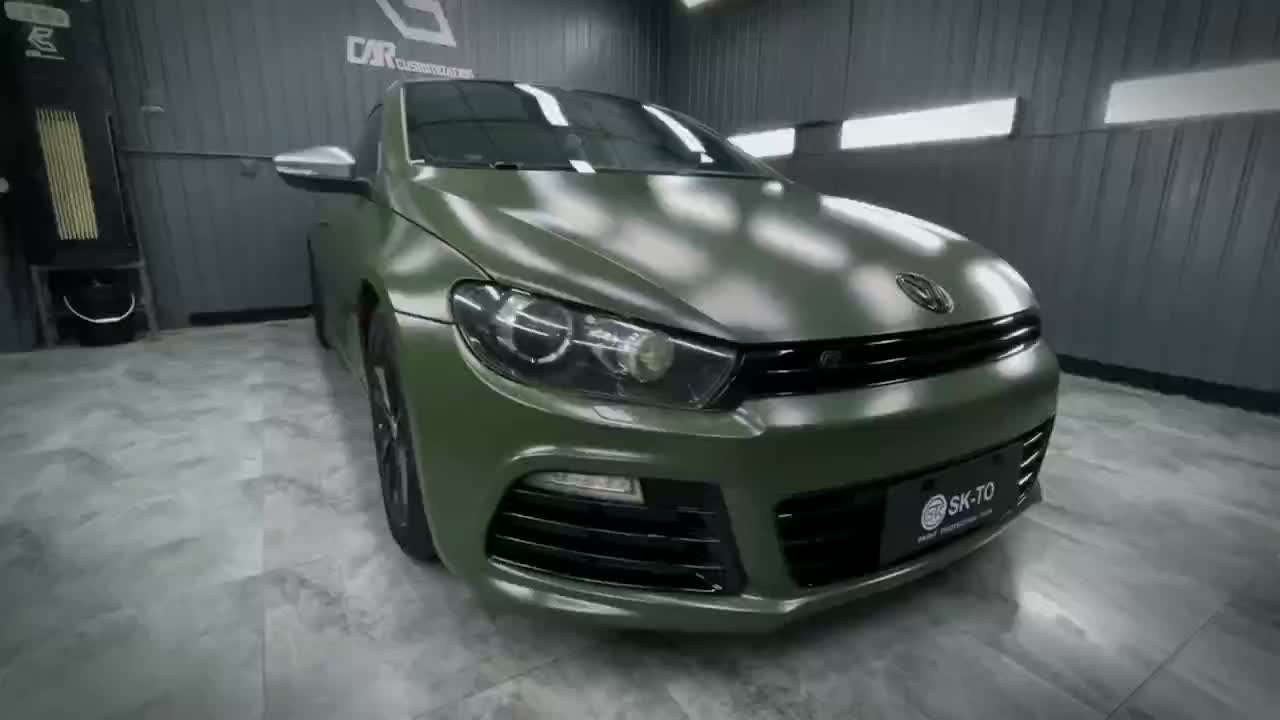 skto改色膜车身膜陶瓷军绿