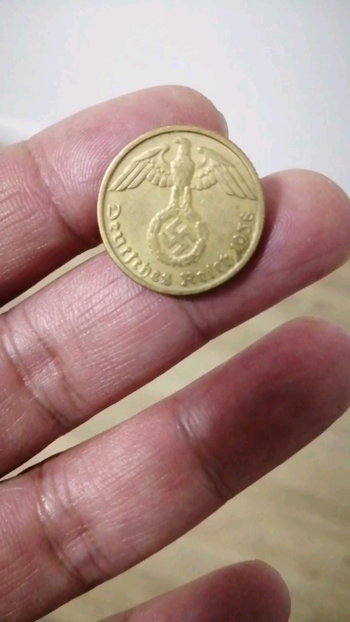 1938年二战德国10芬尼硬币你见过吗?