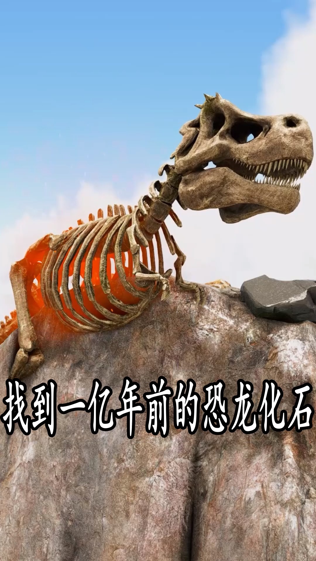 找到一亿年前的恐龙化石