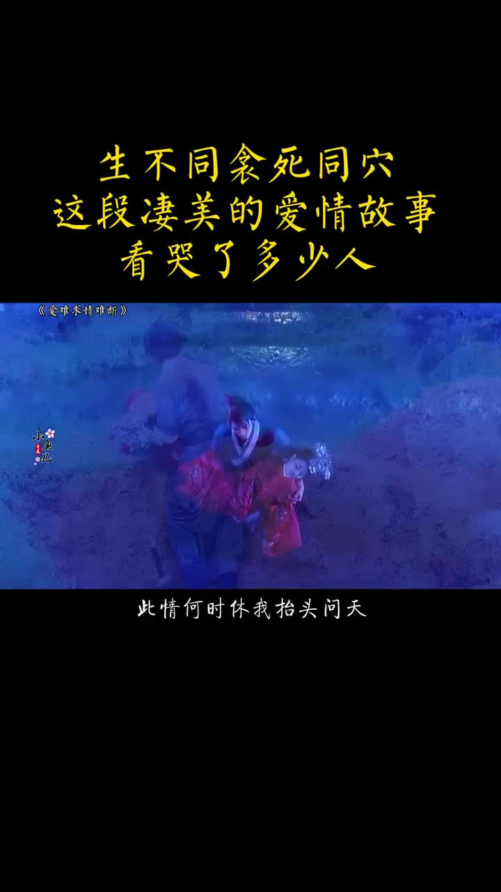 女孩服下假死药醒来时男孩已自刎伤心欲绝的言之竟愿意被活埋爱难求情