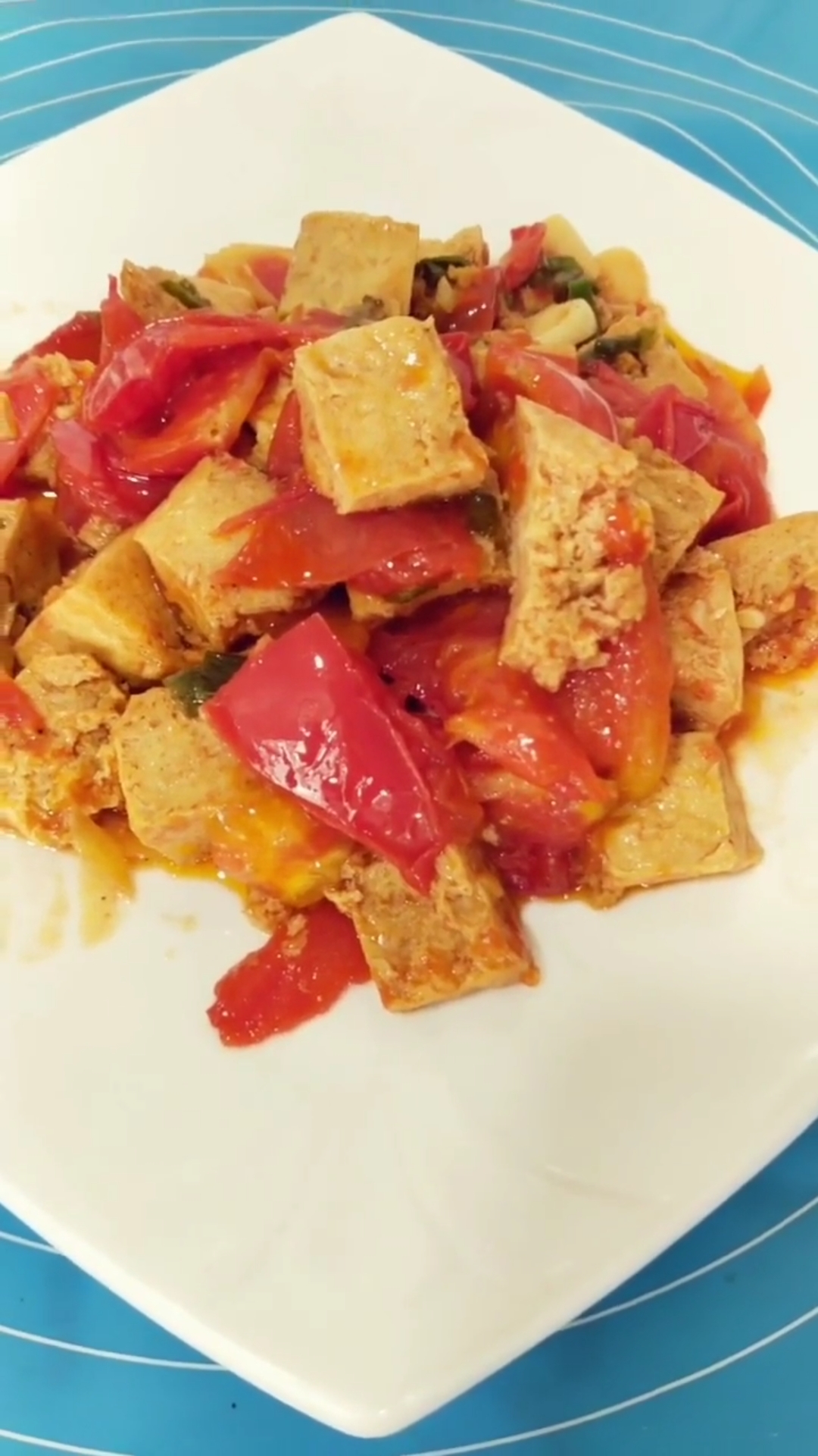冻豆腐炒西红柿这样做老好吃了!-度小视