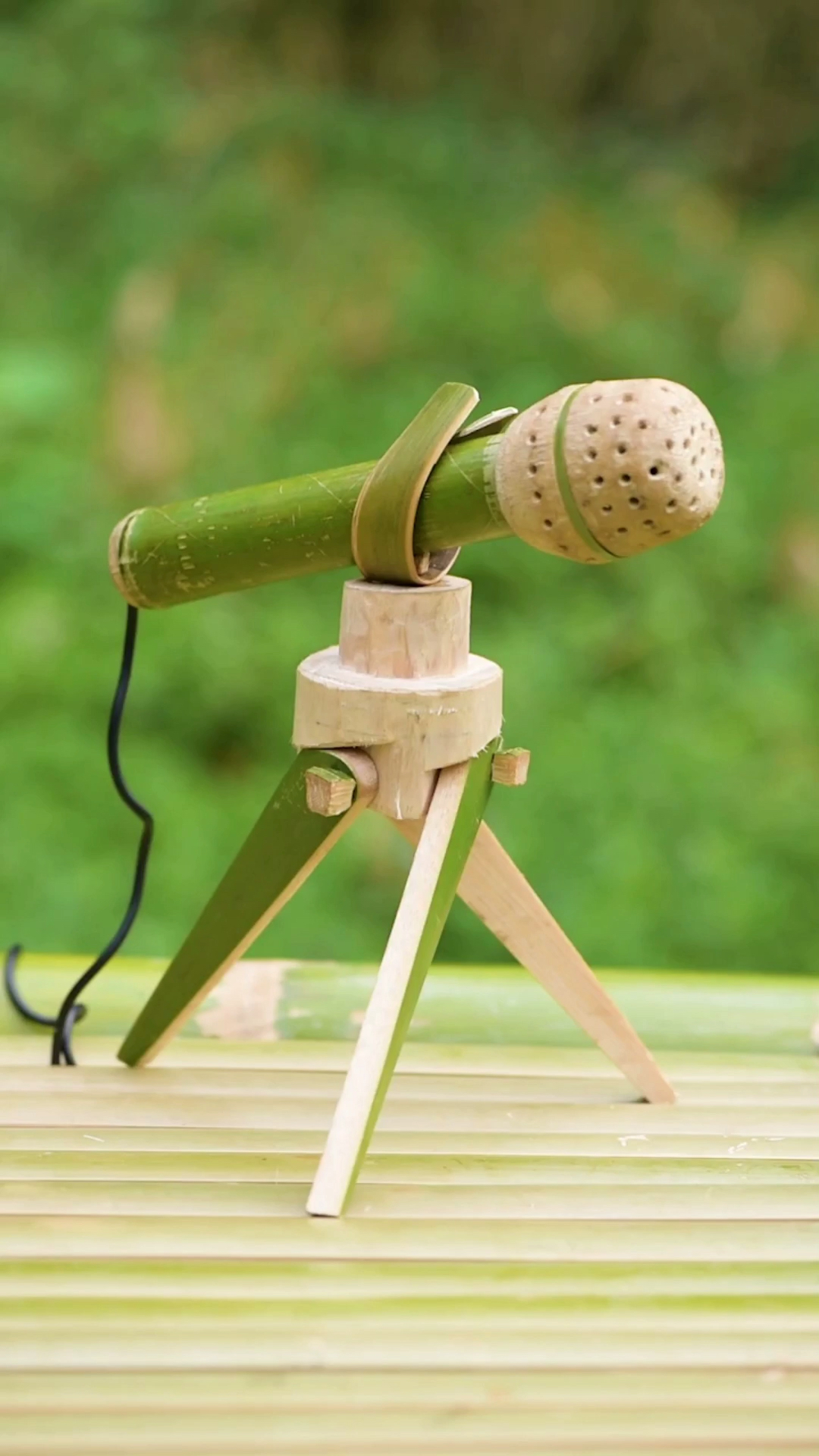 手工麦克风支架! 第3段完!    喜欢双机加关注,让我知道你来过