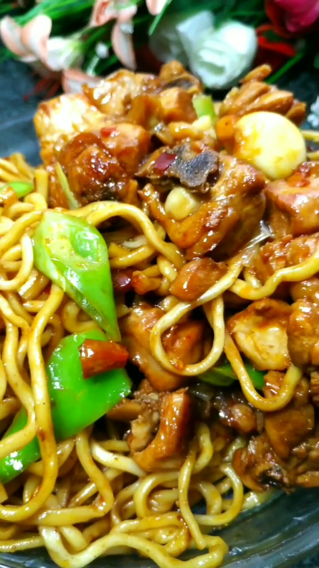 美食看中国#大盘鸡焖面你学会了吗