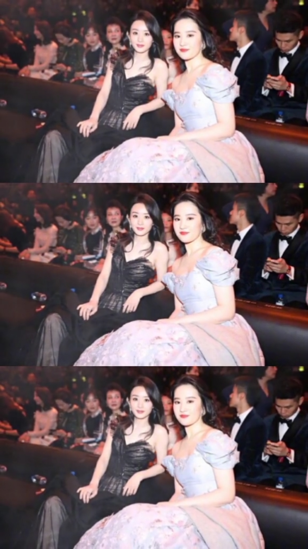 2020微博之夜#赵丽颖,刘亦菲同框,简直是仙女下凡!-度小视