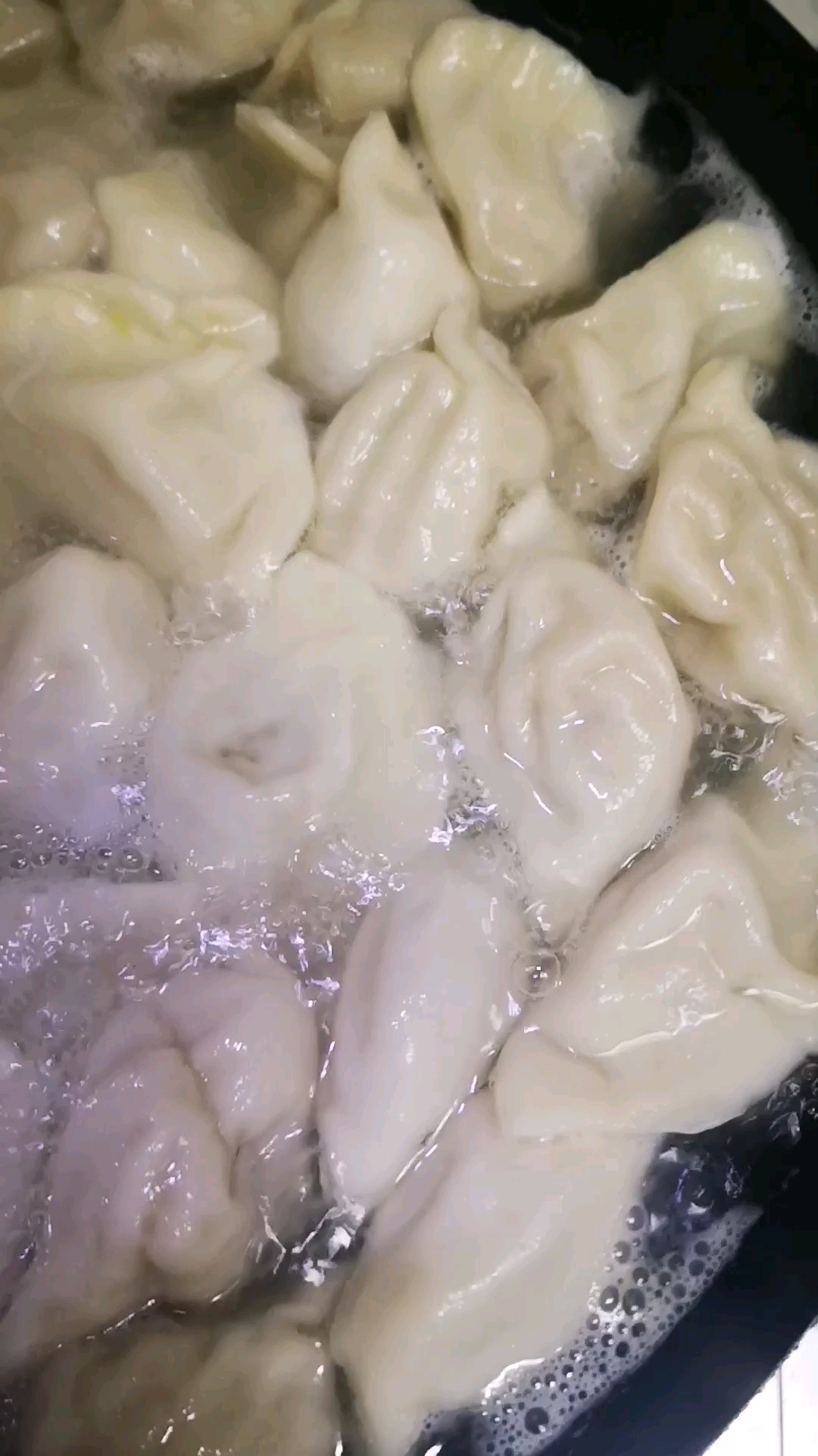 吃饺子喽!胡瓜蛤蜊肉馅的,有吃过的没?