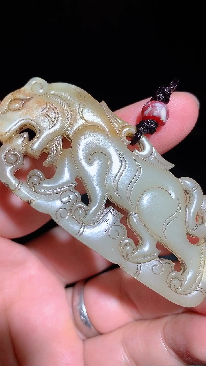 高古玉和田玉#高古和田玉虎佩