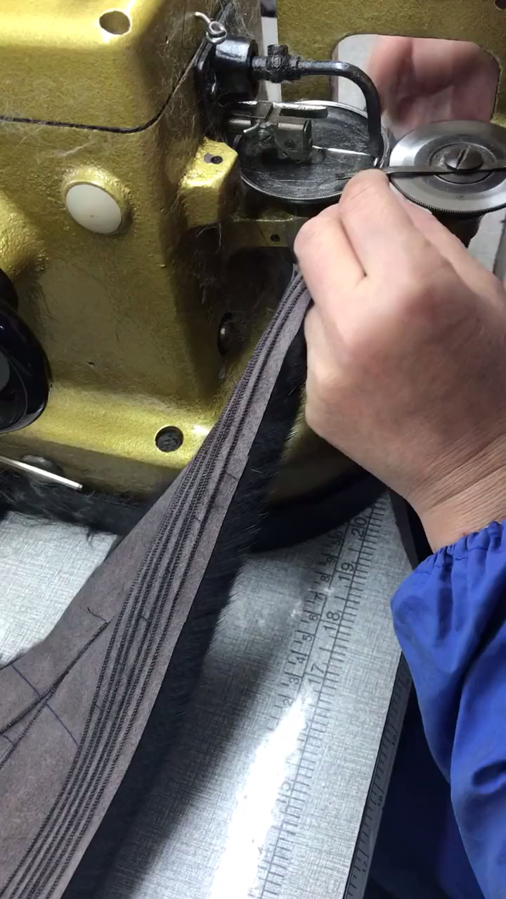 解密貂皮制作工艺传承千年的穿刀缝制技术