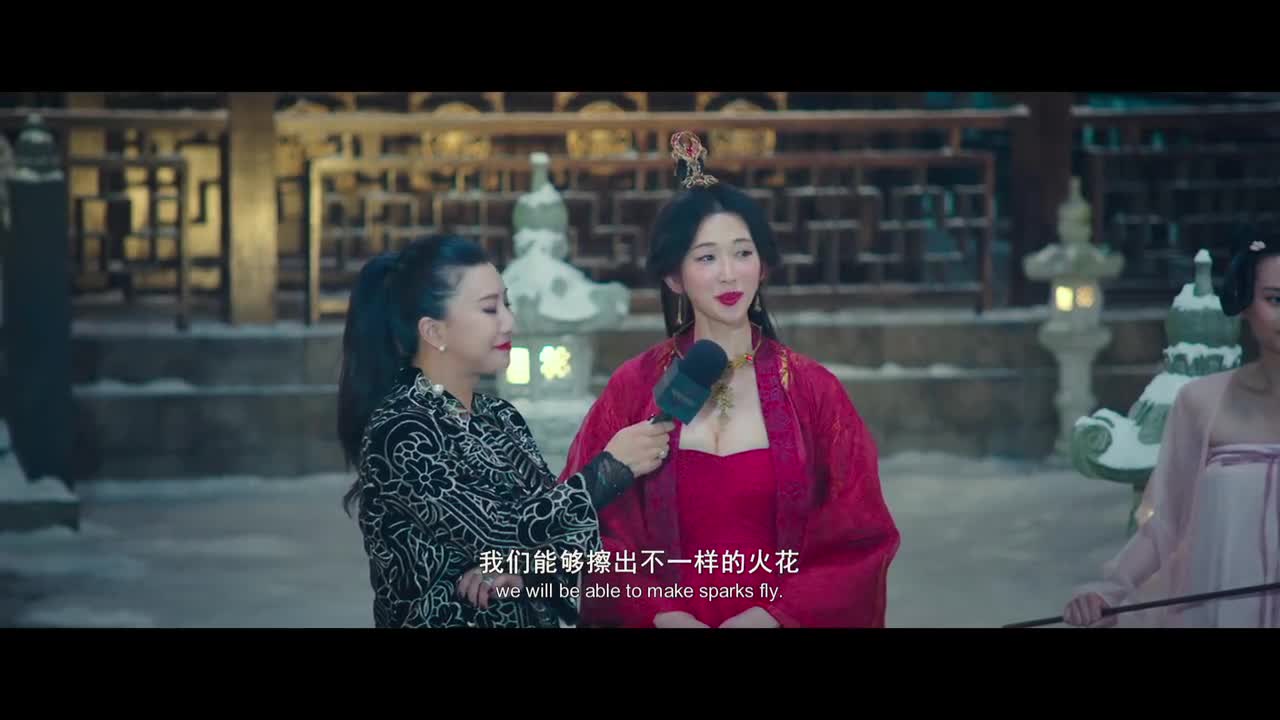 林志玲太美了吧,这幅红衣古装扮相,实在太适合她