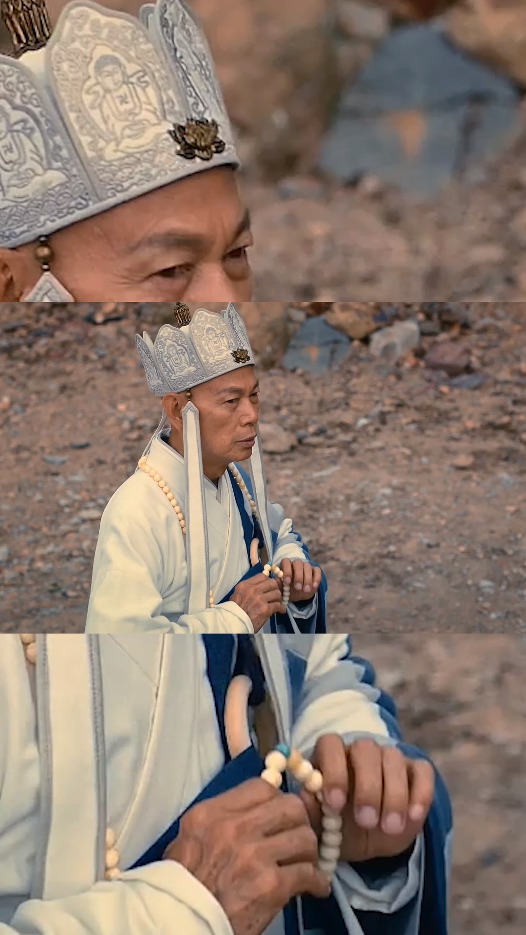 见过了白衣僧人的怒目金刚,接下来见下老和尚的菩萨低眉!