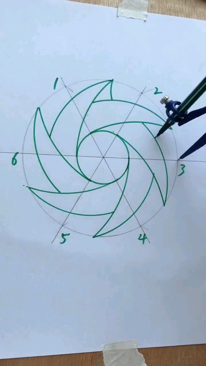 今天画一个哪吒的风火轮