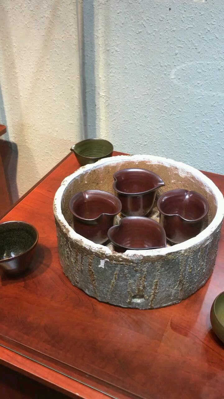 全民拜大年#传统工艺建盏龙窑柴烧出窑中