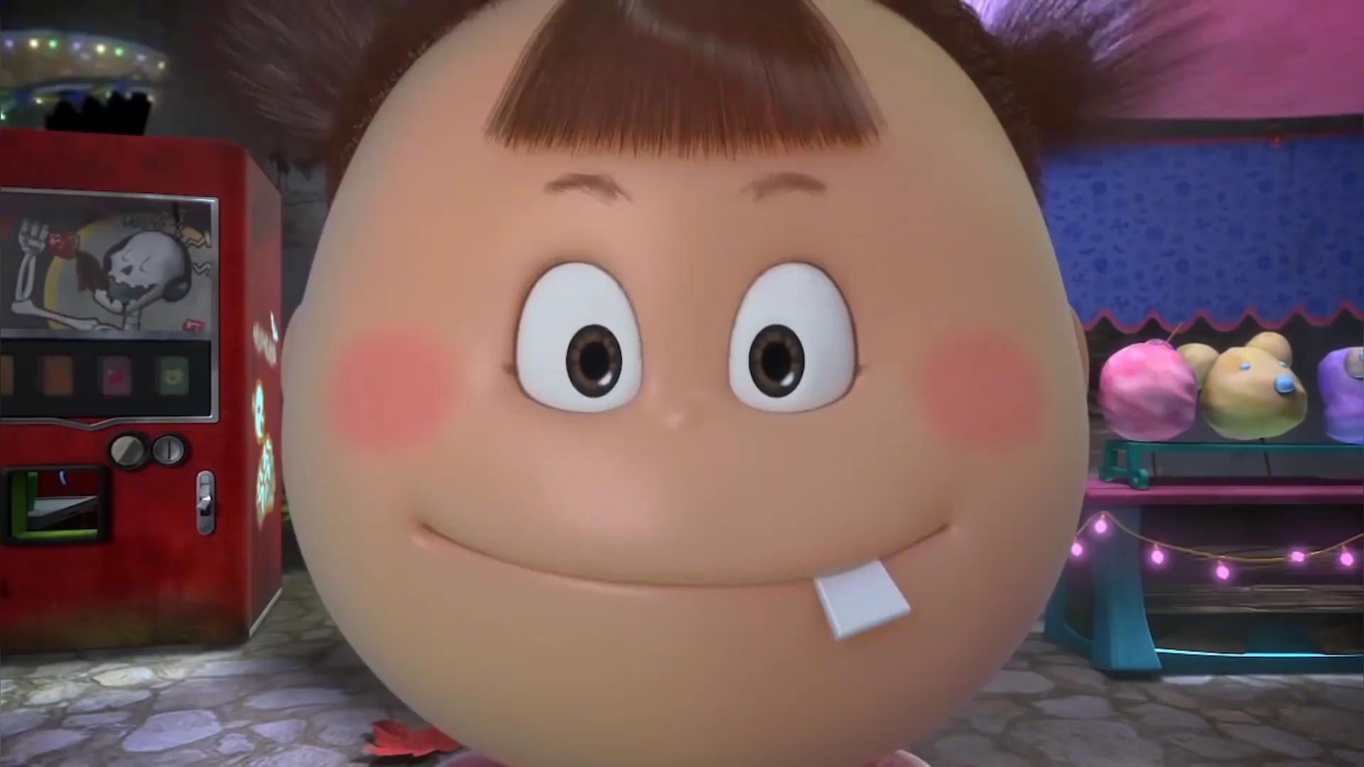 动漫#黄大头头戴光圈,居然藏进了自动售货机,他要干什么