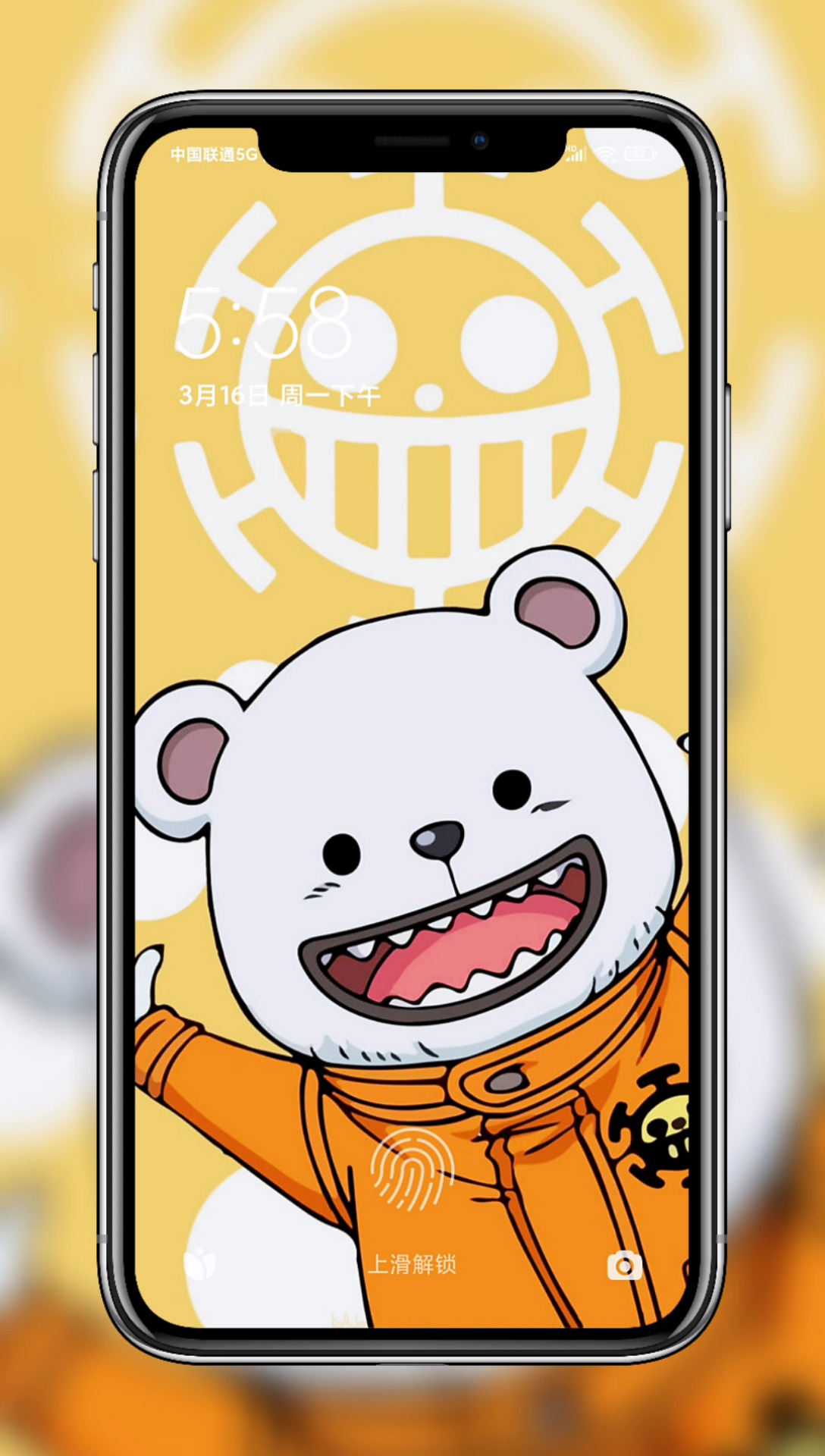 海贼王壁纸分享,贝波.这只熊谁不喜欢的自己去面壁吧