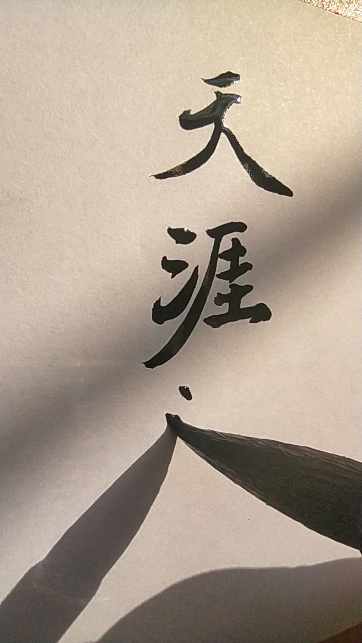 全民书法秀#天涯海角