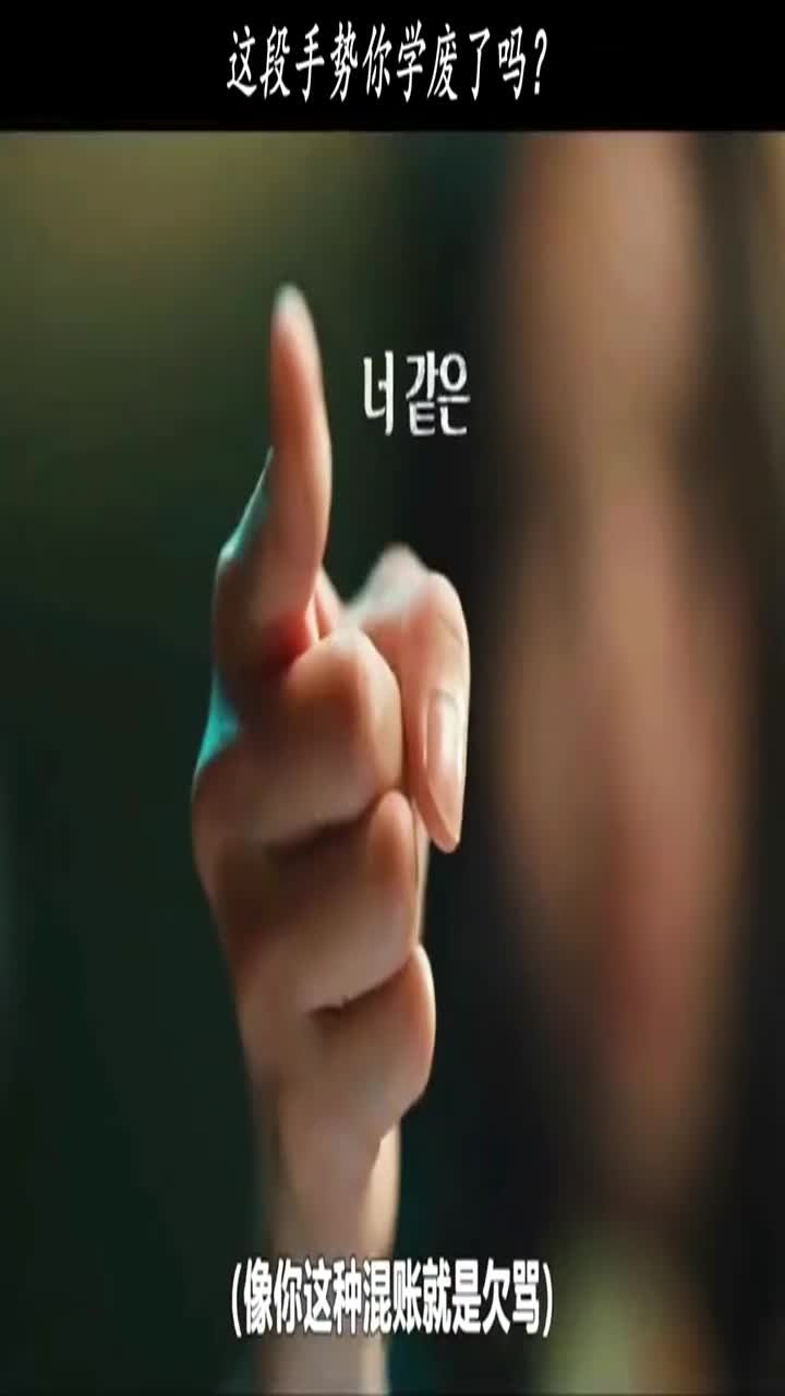 国际高能手势你学废了吗?#韩剧甜蜜家园#歌曲鱼缸