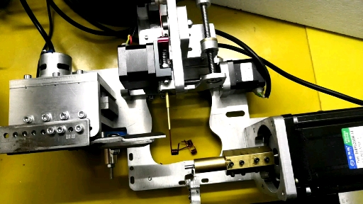 全自动数控绕线机弹簧电感发热丝打圈机桌面型自动干活-度小视