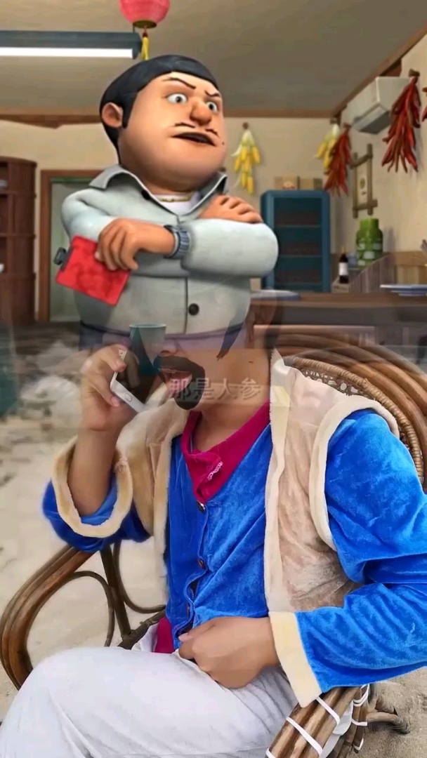 真人版光头强.