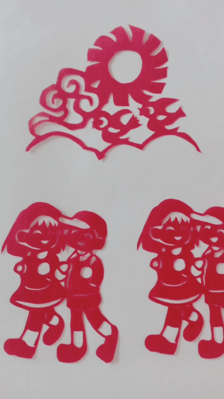 民间艺术#剪纸小组合