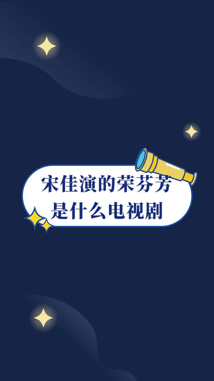 宋佳演的荣芬芳是什么电视剧