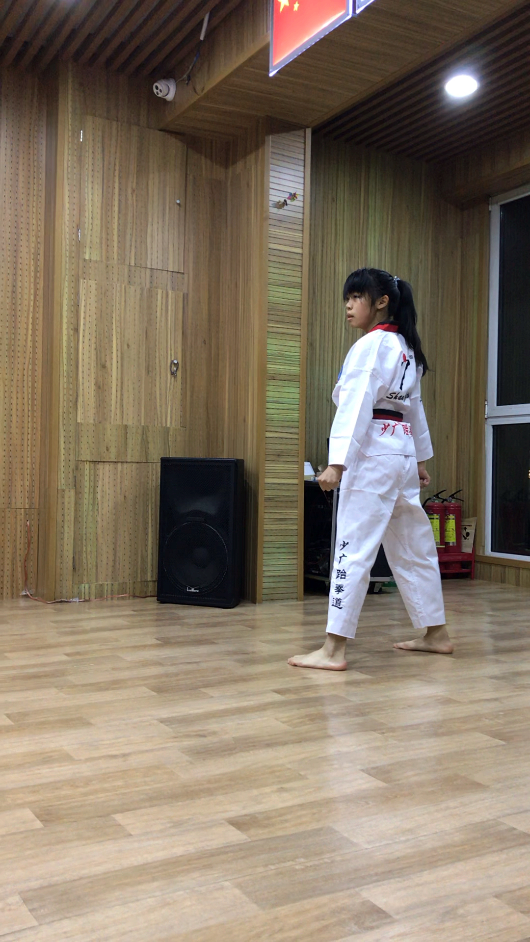 跆拳道#小女孩身手不错