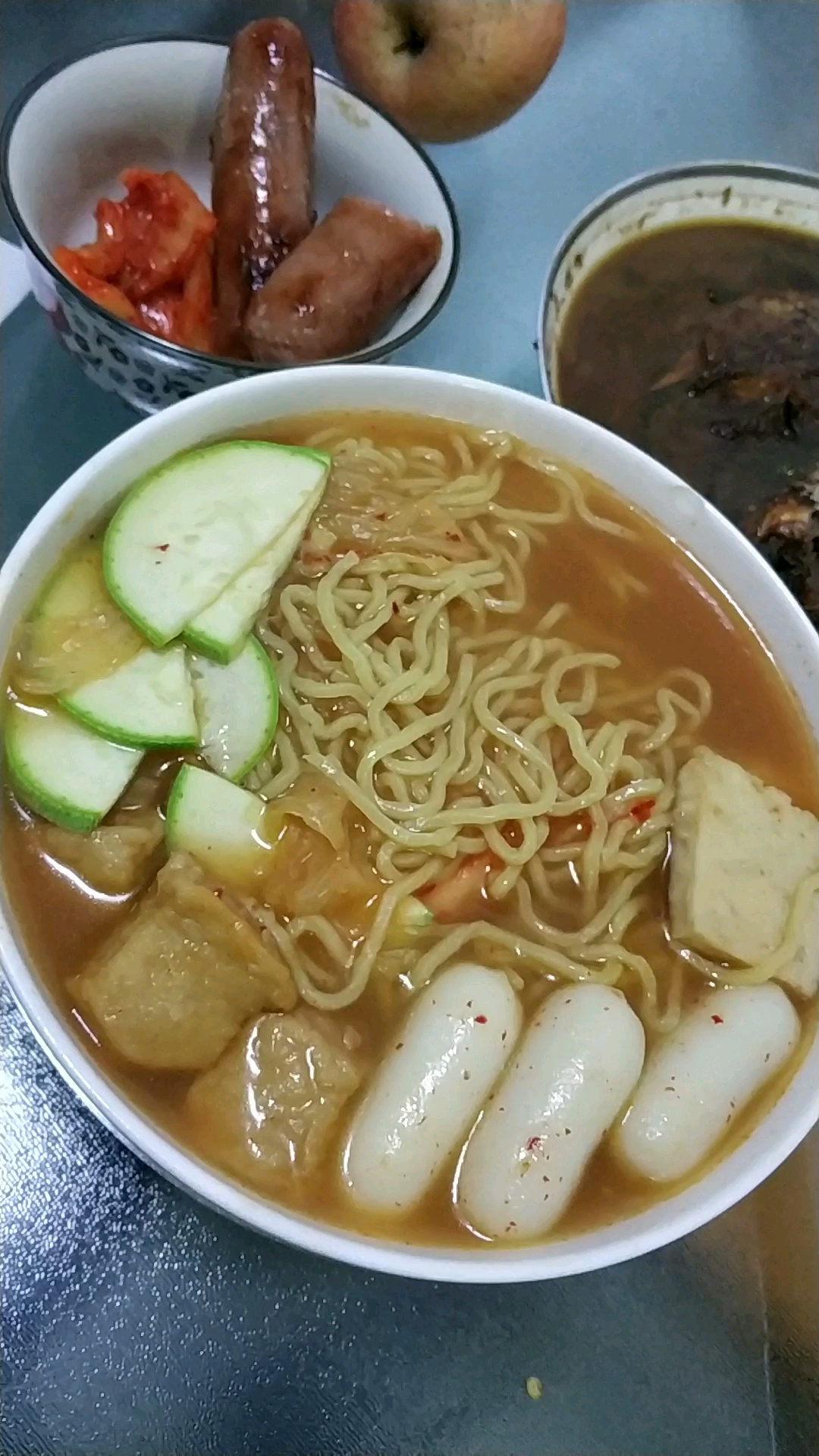 美食#老婆给我做的简单的晚餐