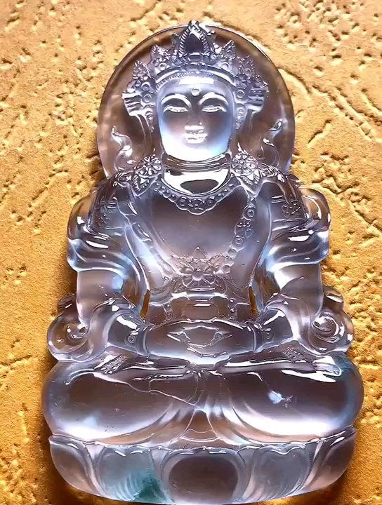 玻璃种翡翠度母