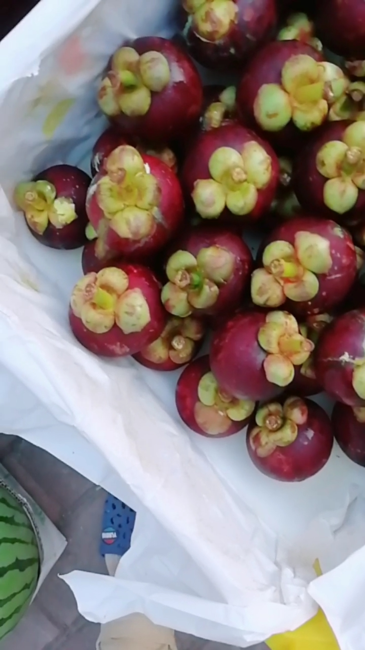 新鲜6a山竹!漂亮!红心火龙果!