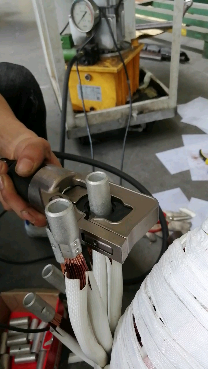 这个液压钳压接线端子的效果怎么样?