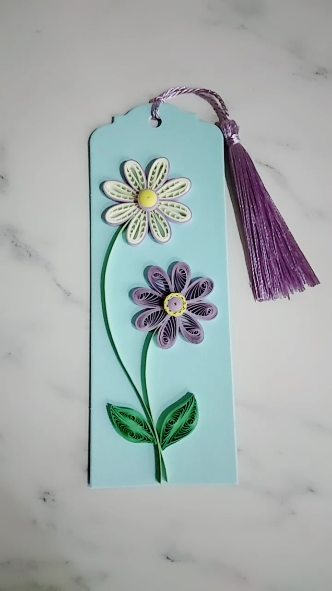 我的衍纸日记#超清雅超治愈的衍纸书签,你们喜欢吗?