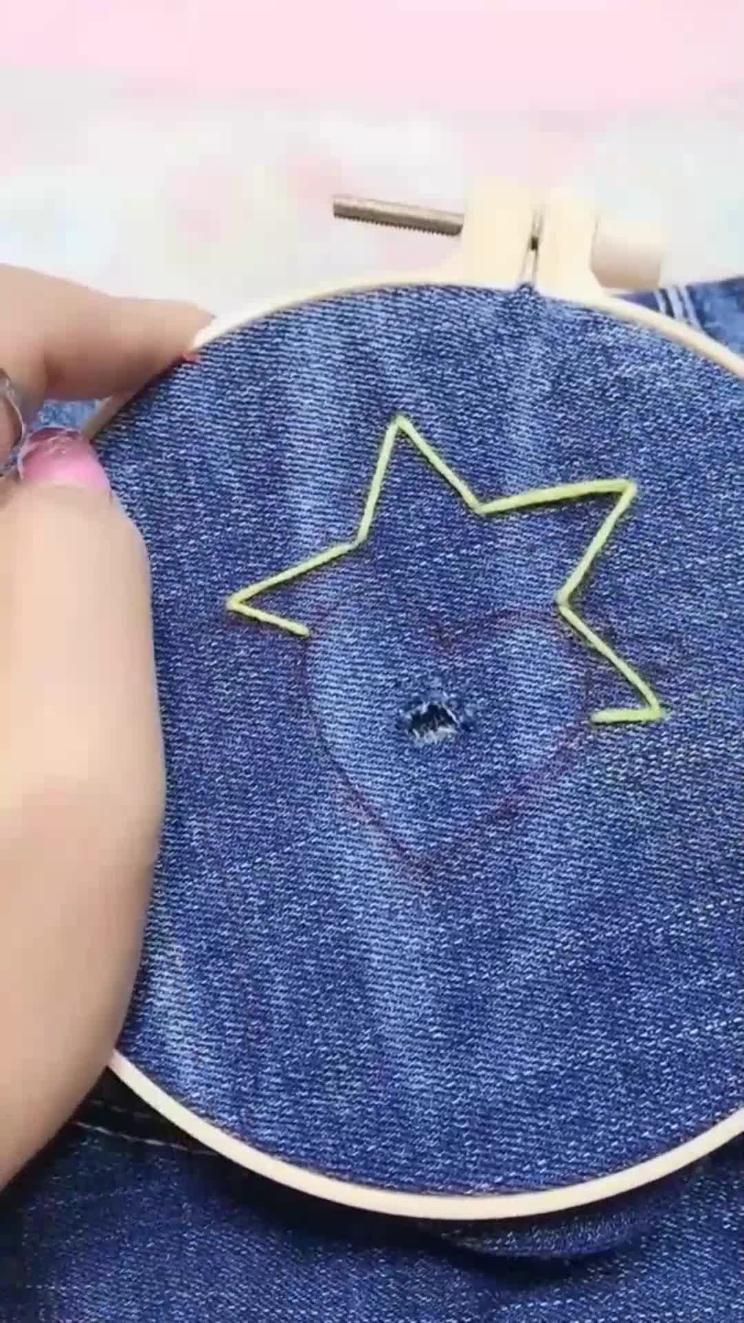 宝宝衣服破洞这样补你喜欢吗