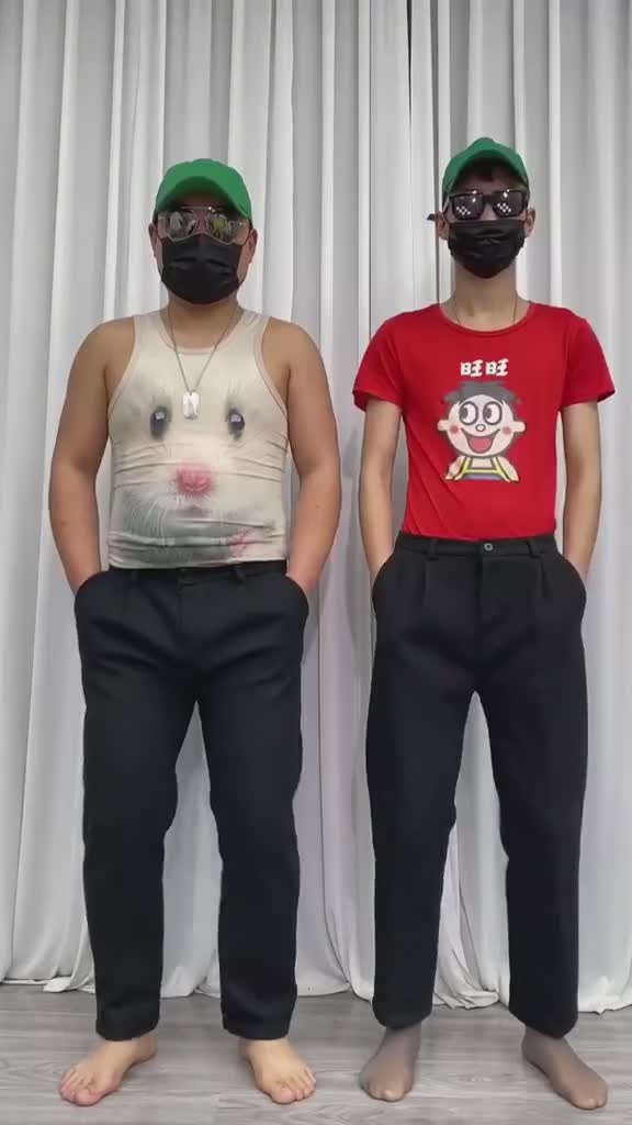 200斤胖子110斤瘦子的穿衣区别,你觉得谁穿起来更好看?