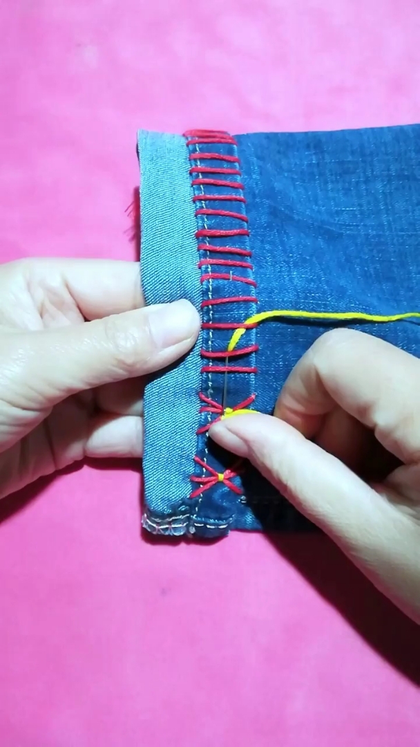 全民双十一津贴#裤角不用出去扦了自己在家里边儿扦又来新方法啦.