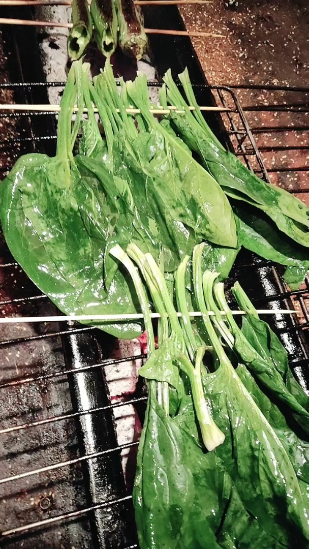 碳烤菠菜你吃过吗
