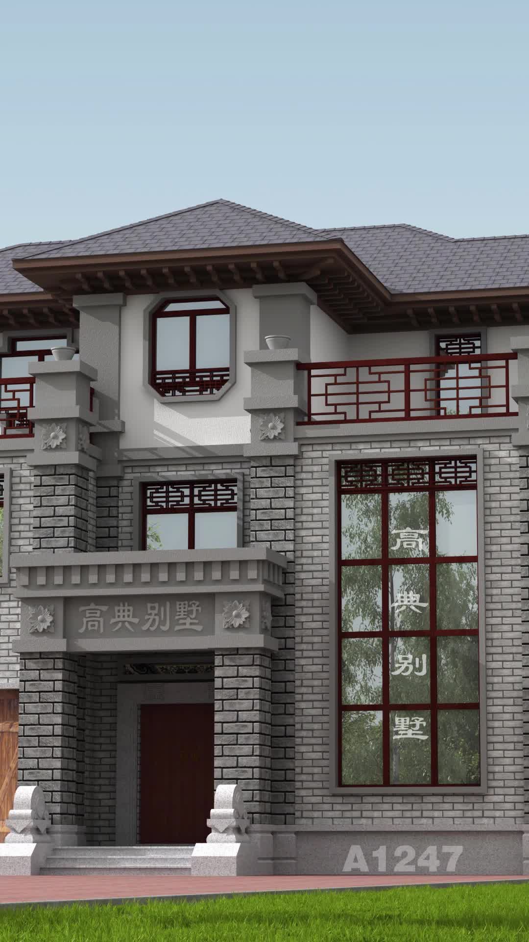 农村别墅这样盖,经济又经典,够体面