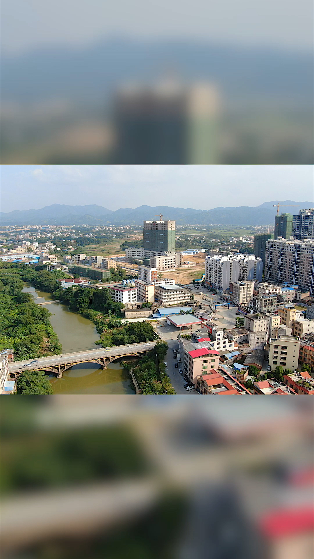 航拍中医院新院区,灵山人民的健康又多一份保障 #航拍广西灵山