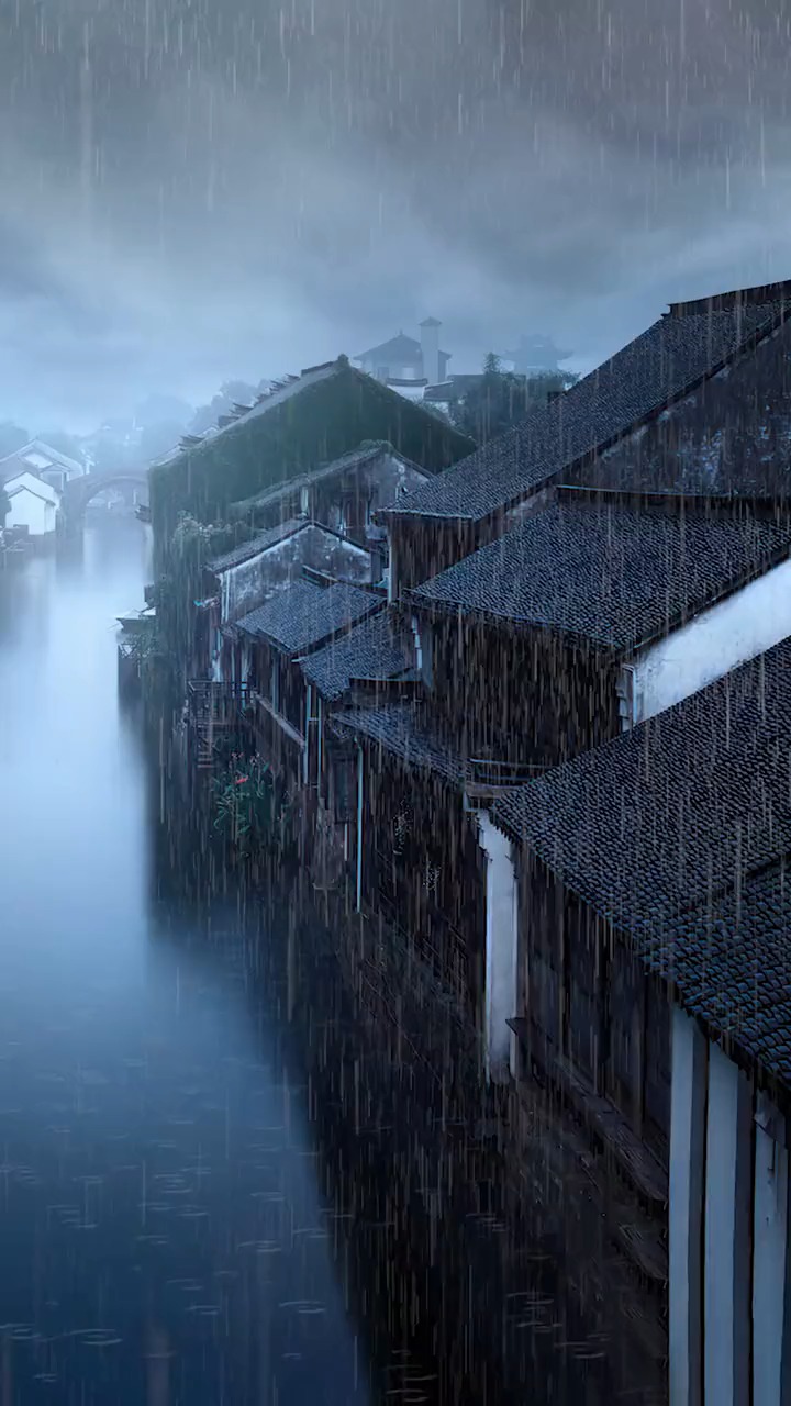 下雨天太适合放这首歌了,尤其一个人的时候,你说呢,下雨天,江南烟雨