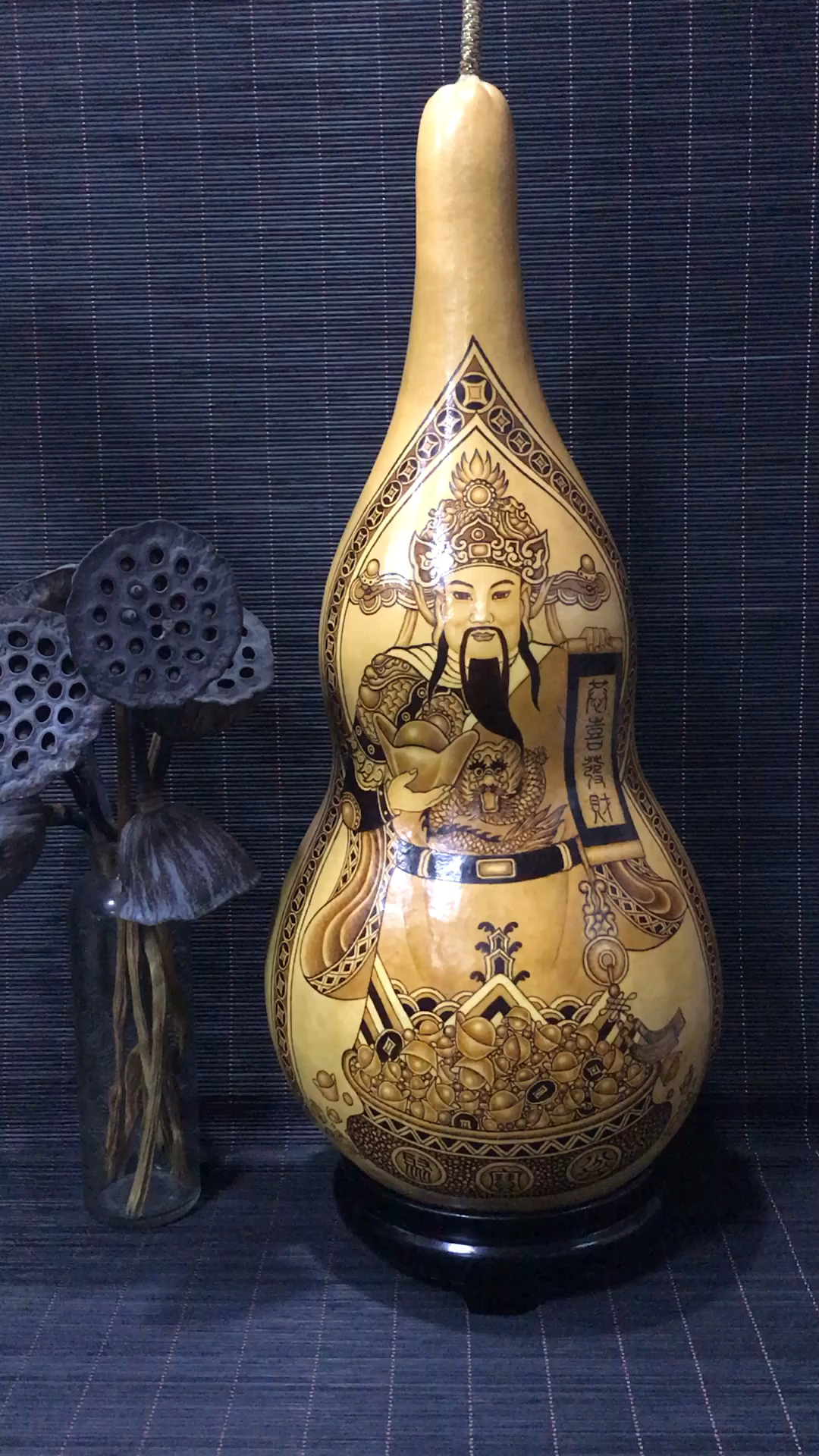 我是造型师#烙画葫芦,财神