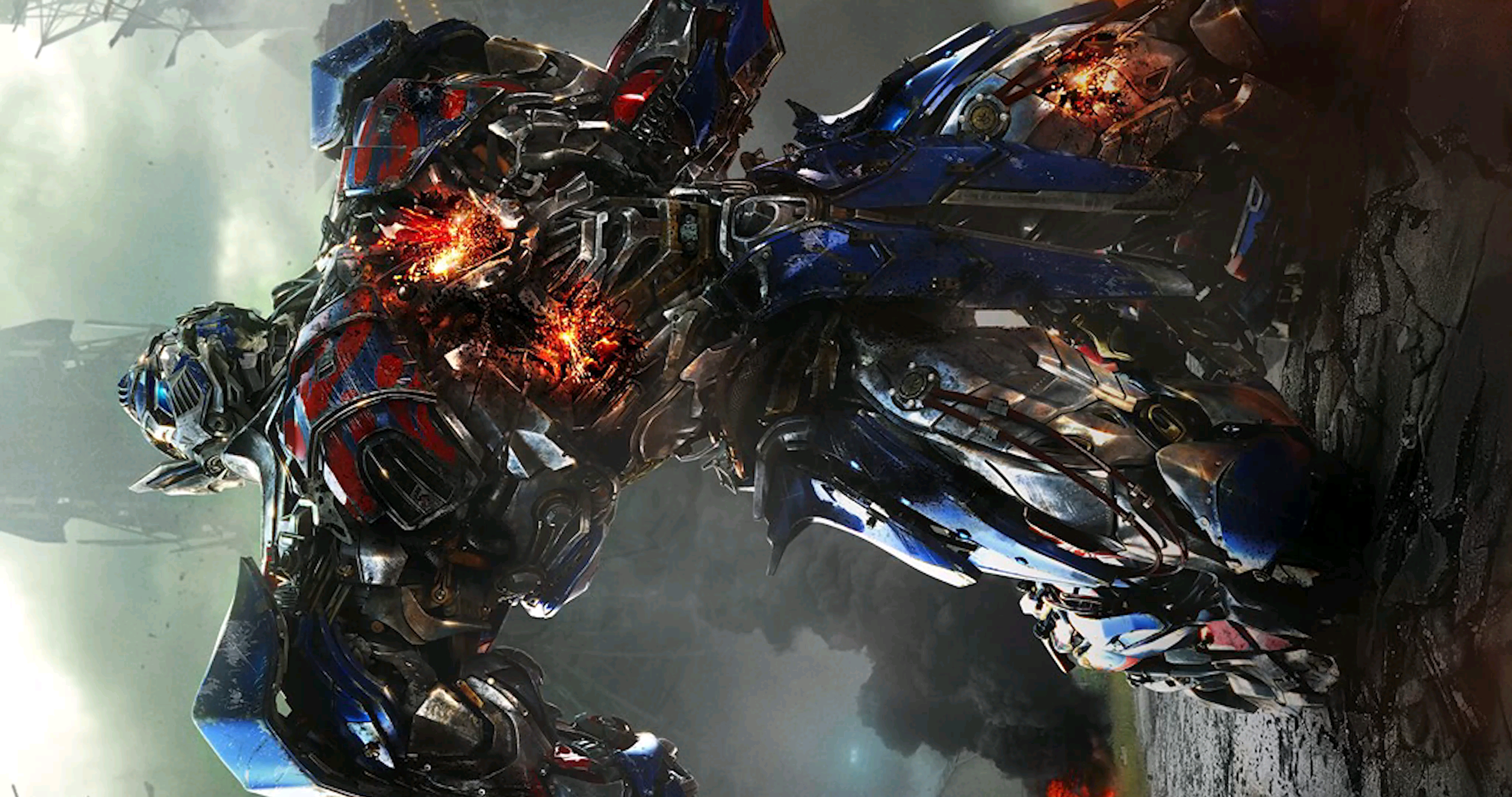 4k#《变形金刚4》擎天柱一拳从武隆打到香港