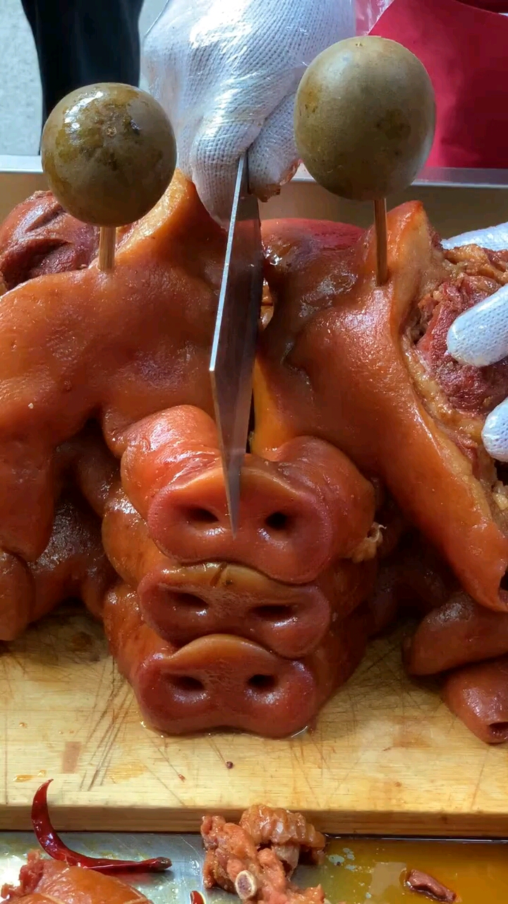 猪头肉真实图片图片