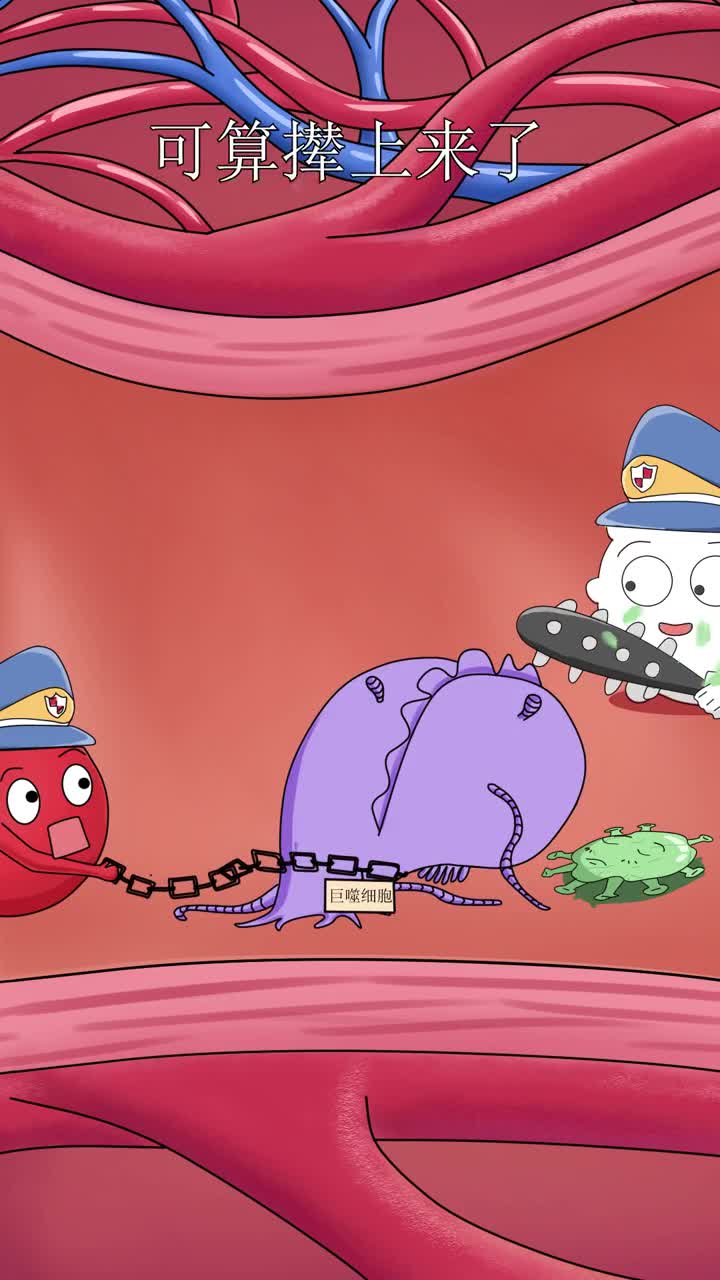 巨噬细胞狠起来连自己人都打轻漫计划充能计划我在抖音看动漫