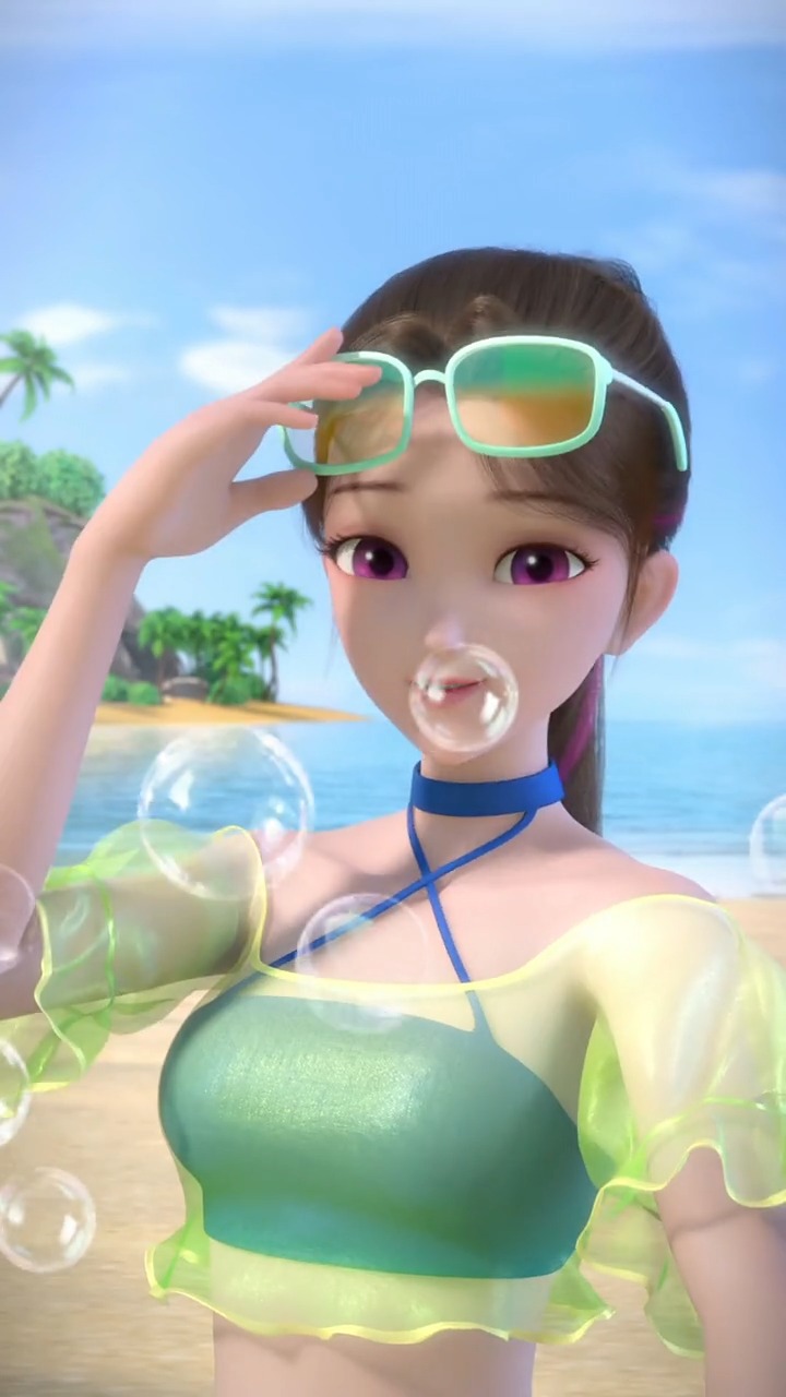 泳装乐儿风吹一夏爱你一夏又一夏
