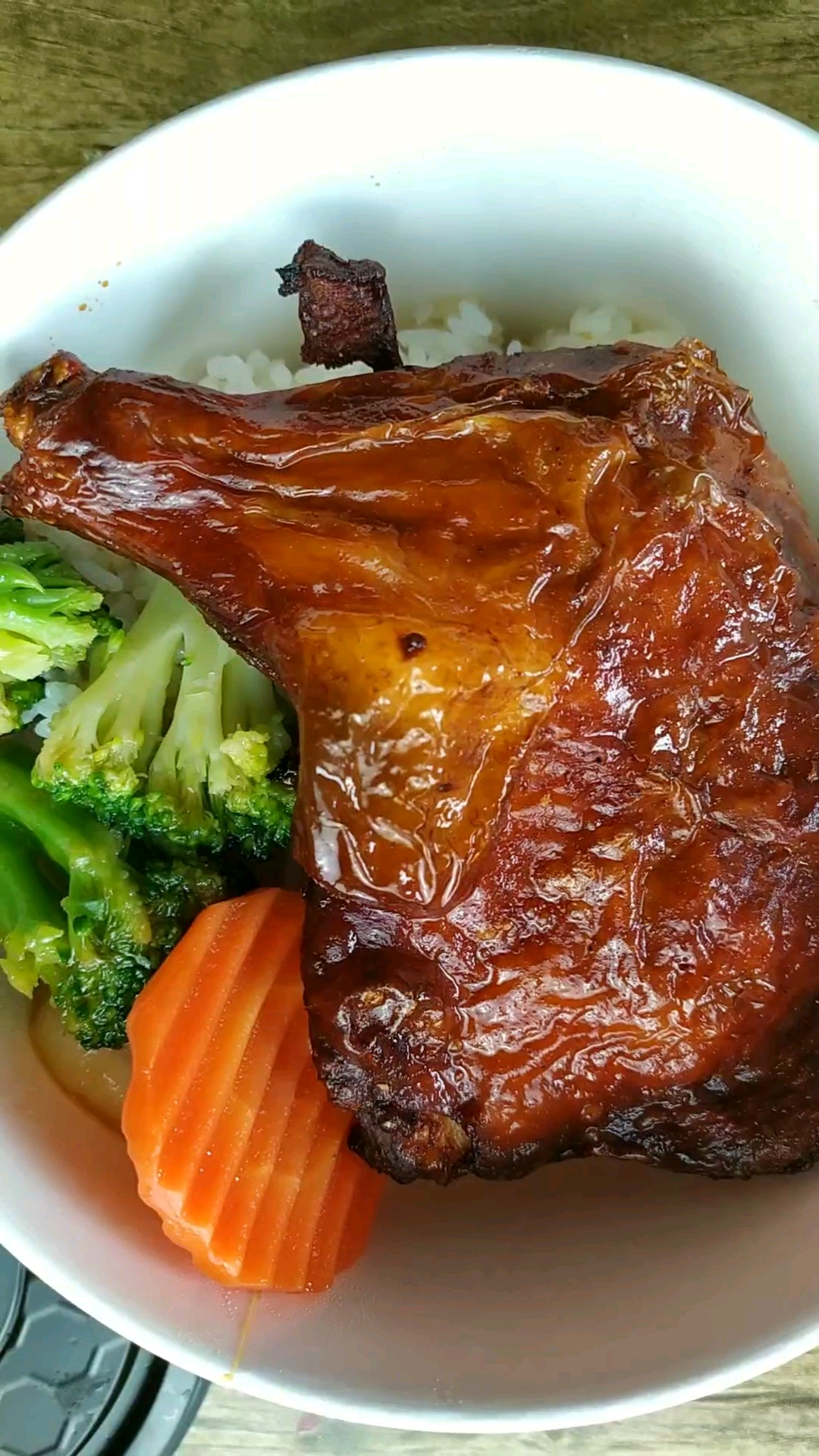 kfc港式烧味大鸡腿饭