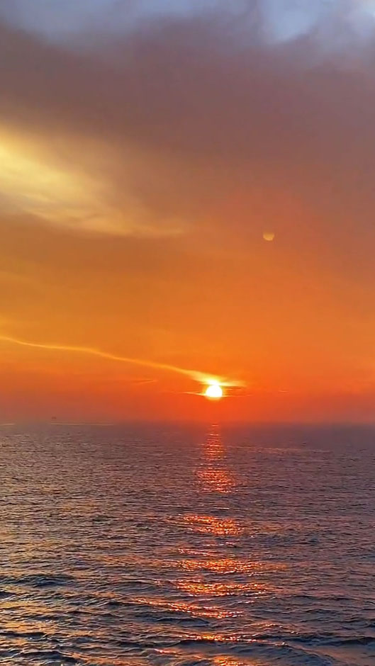 治愈系风景#我对着日落许愿,年年都要和你在一起