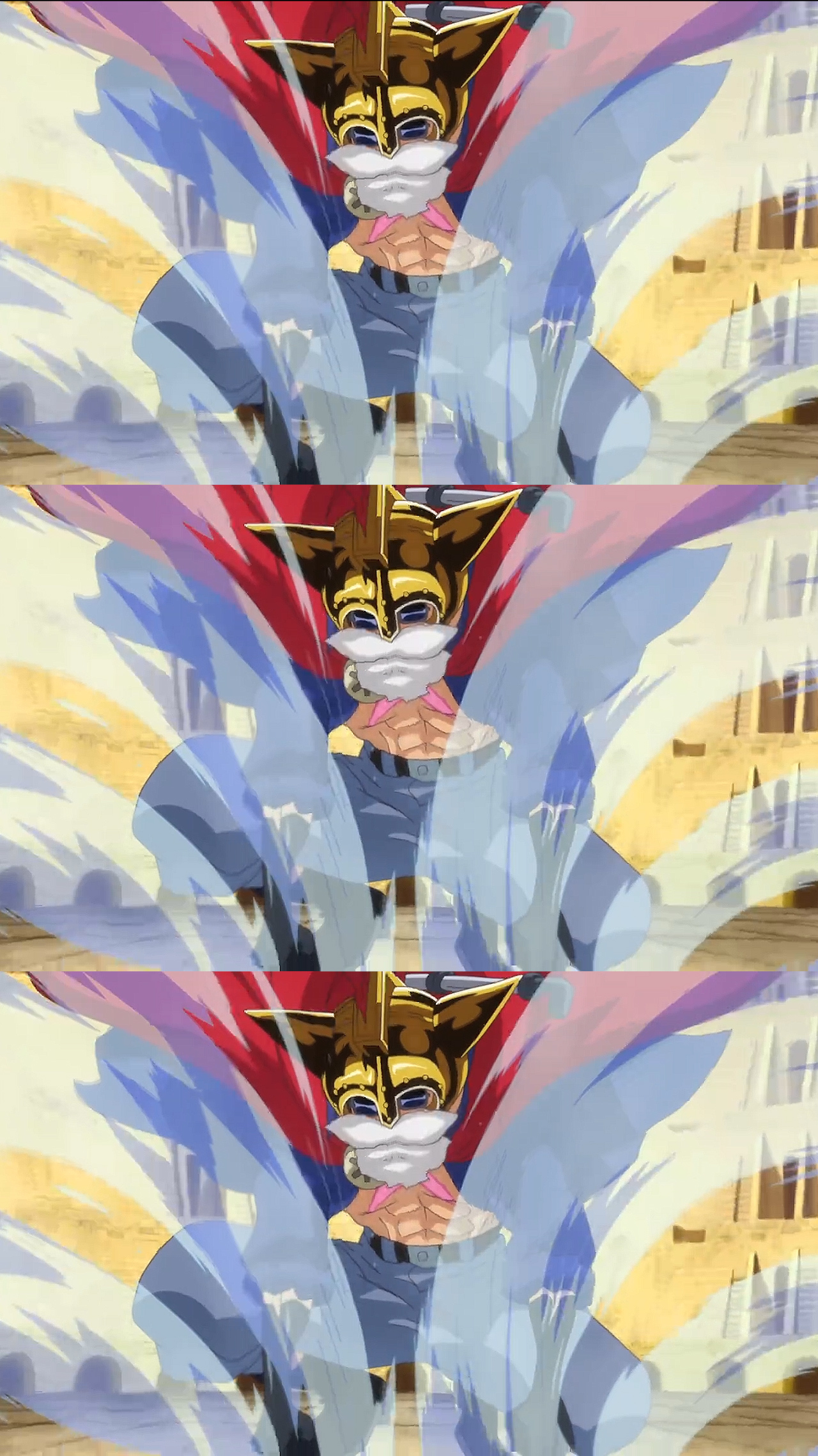 动漫#萨博一招龙之吐息直接打爆擂台,震撼全场-度小视