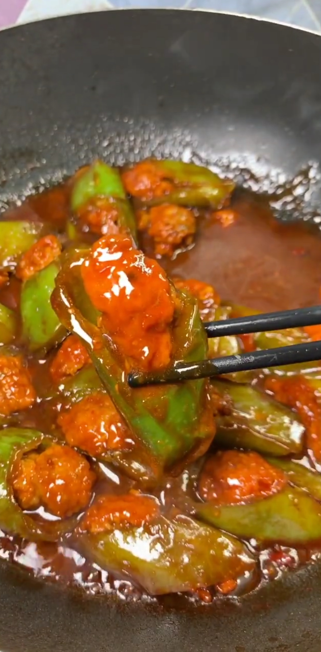 美食#辣椒这样做没谁了