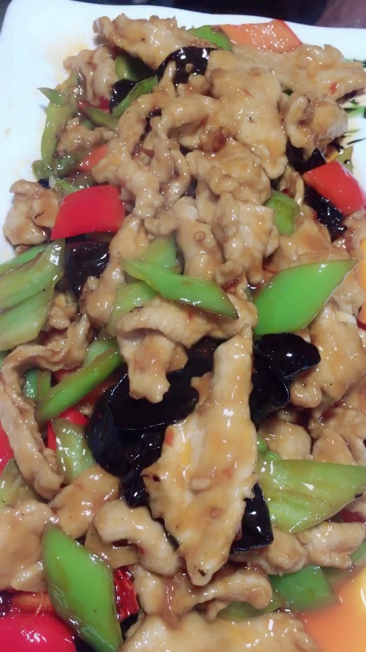 鱼香小滑肉 甜酸辣味十足 美味佳肴