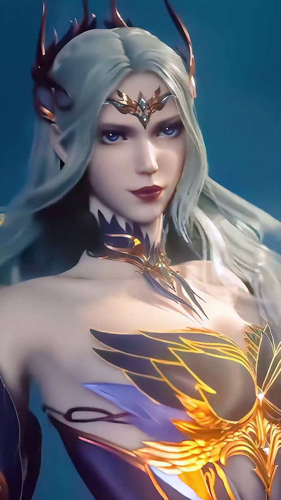 红唇白发黑化雪儿国漫女神高清动态壁纸动漫高清4k满屏